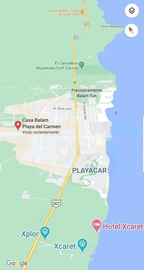 Casa Balam-Exclusivo Y Amplio-Ideal Home Office Playa del Carmen 0*,  Mexique